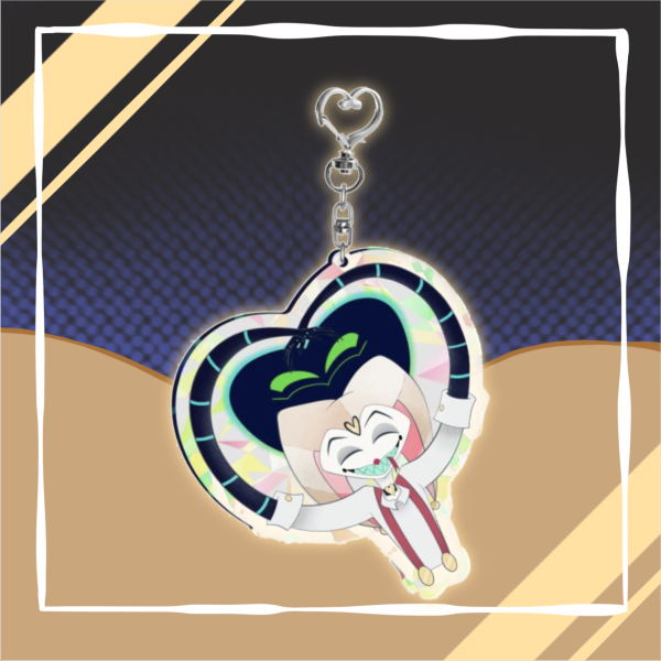 The Heart Of Fizzarolli Glass Acrylic Keychains