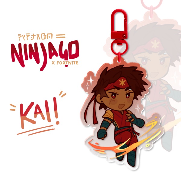 Kai Keychain! [ NINJAGO X FORTNITE ]