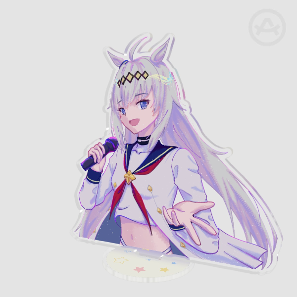 Umamusume Oguri Cap Horse Girl Acrylic Standee – Double-Sided Fanart Edition