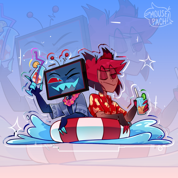 RadioStatic Summer || Clear Acrylic Standees