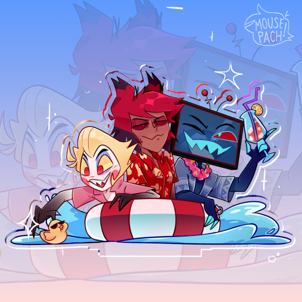 AppleRadioStatic Summer || Clear Acrylic Standees