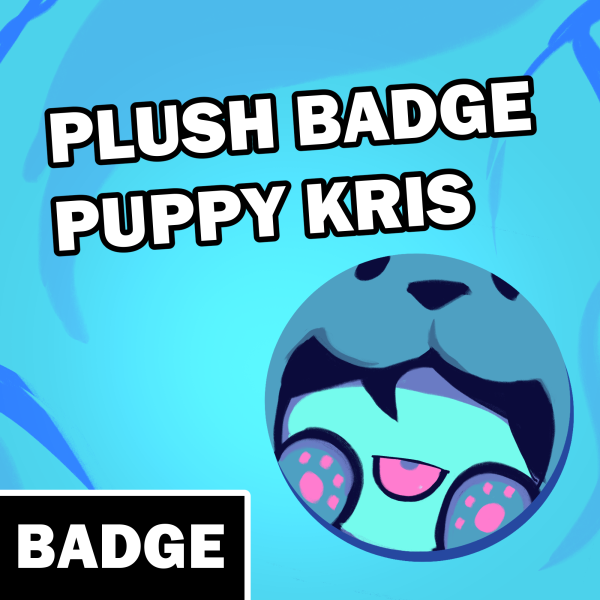 Puppy Kris Plush Badge