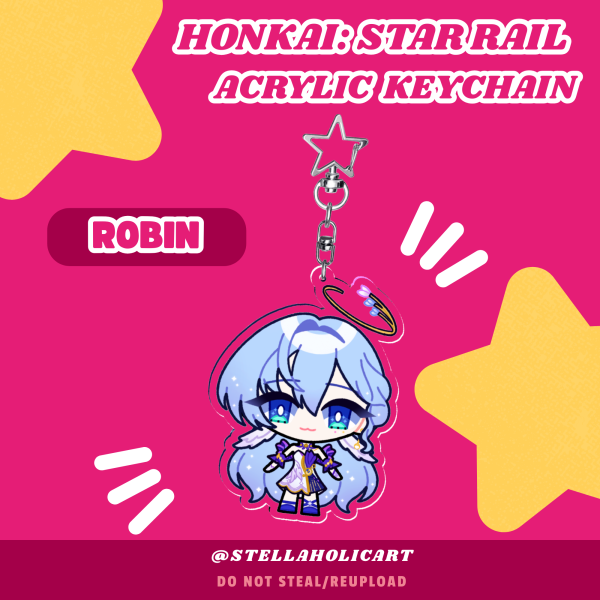 ROBIN (Honkai: Star Rail) Clear Acrylic Keychain