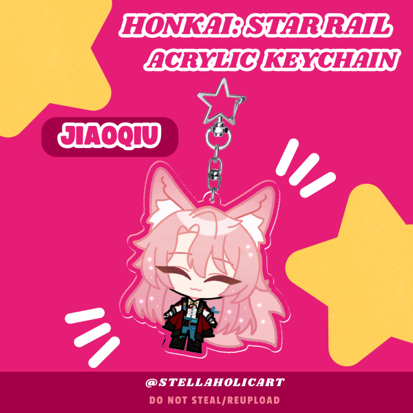 JIAOQIU (Honkai: Star Rail) Clear Acrylic Keychain