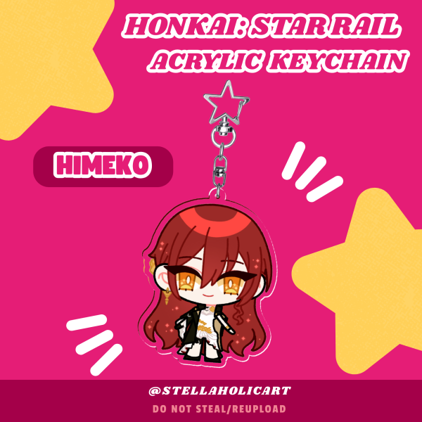 HIMEKO (Honkai: Star Rail) Clear Acrylic Keychain