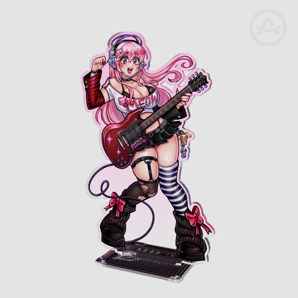 Super Sonico Clear Acrylic Standee
