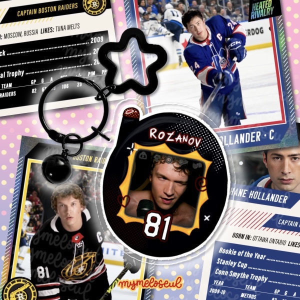 ilya rozanov tamagotchi keychain heated rivalry
