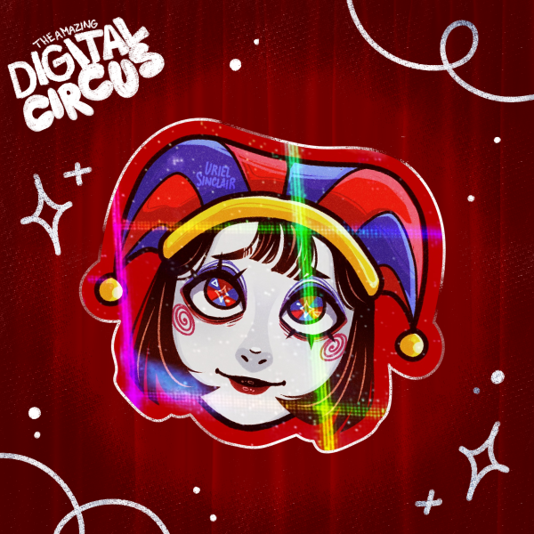 Pomni from The Amazing Digital Circus [Die Cut Sticker]