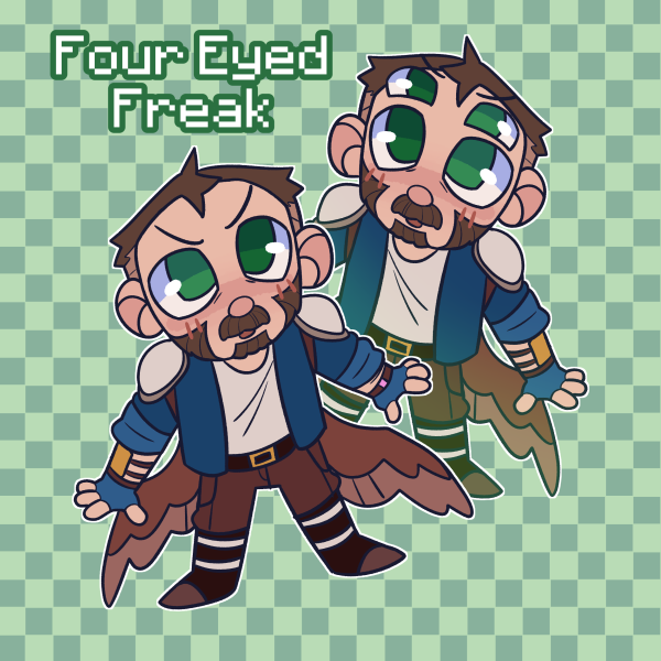 Four Eyed Freak - Legundo Keychain