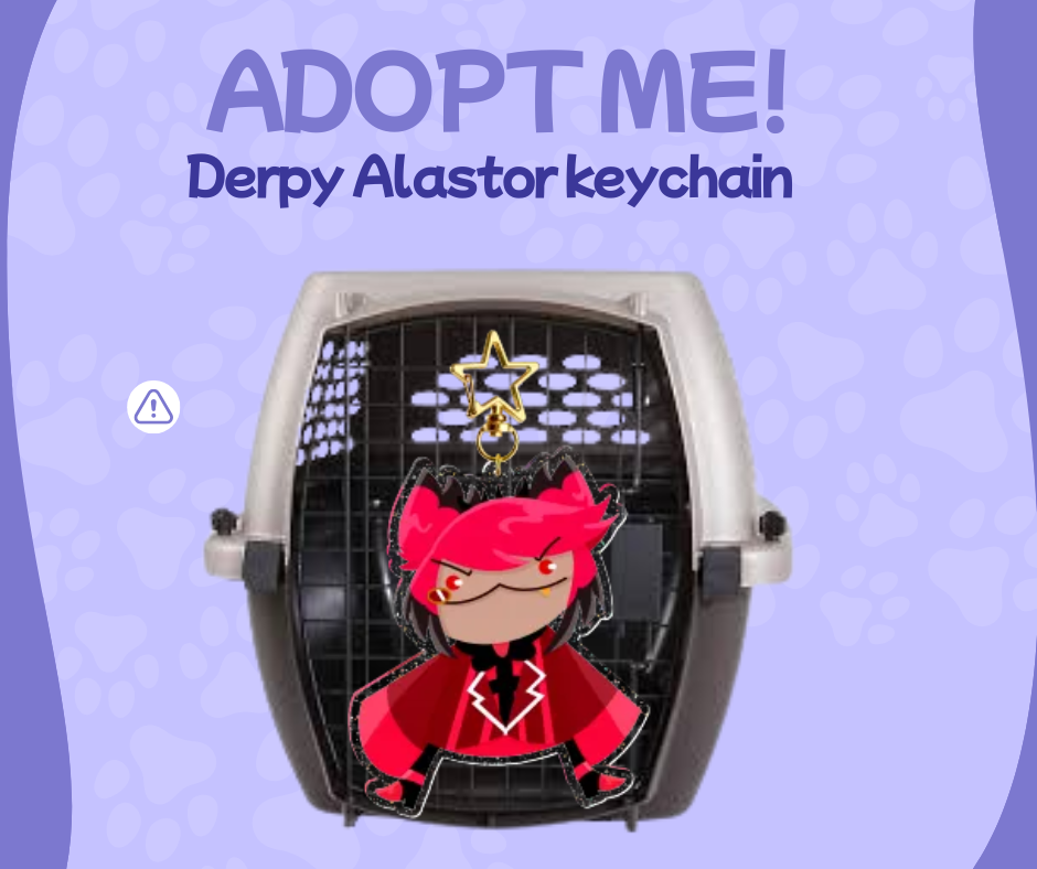 Derpy Alastor Keychain