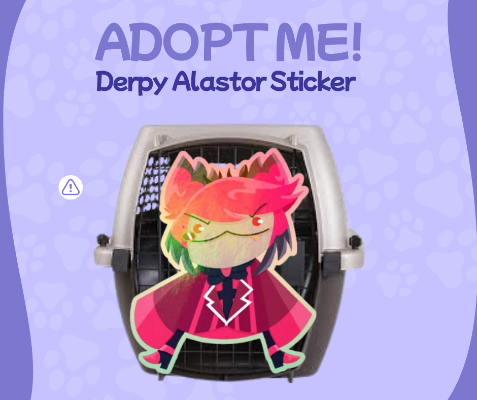 Derpy Alastor Sticker