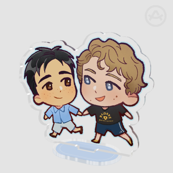 Hollanov | Heated Rivalry | Clear Acrylic Standees
