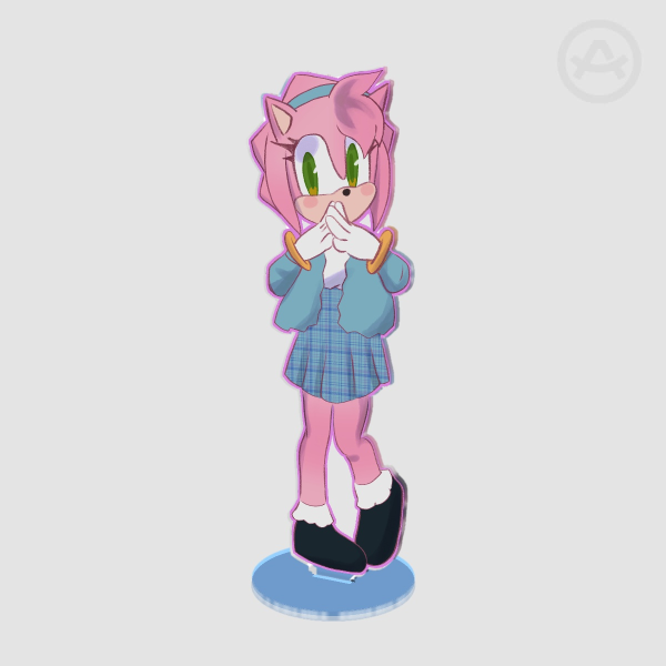 Amy Rose Cardigan Acrylic Standees