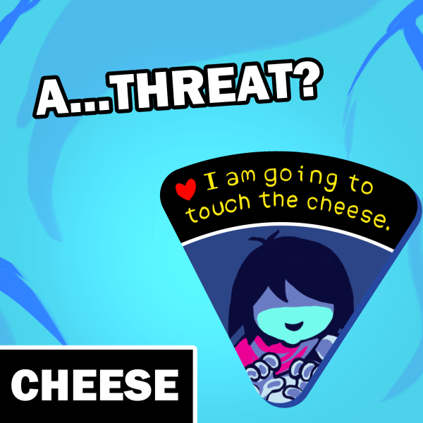 A...Threat? - Kris Squishy Cheese Keychain