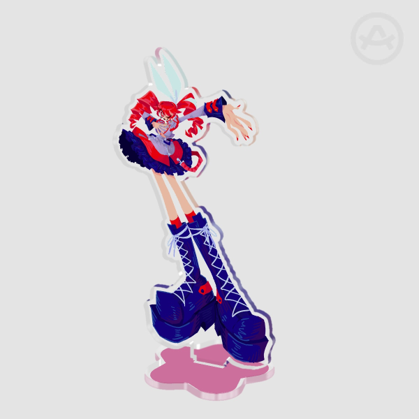 Kasane Teto SynthV Clear Acrylic Standee