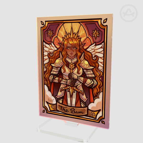 Queen angel knight of the sun Full Bleed Acrylic Standees 3.94" (10cm)