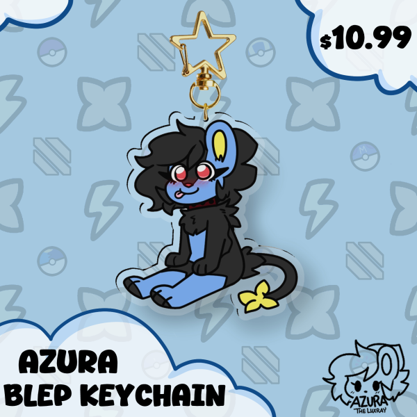 Azura Blep | Clear Acrylic Keychain