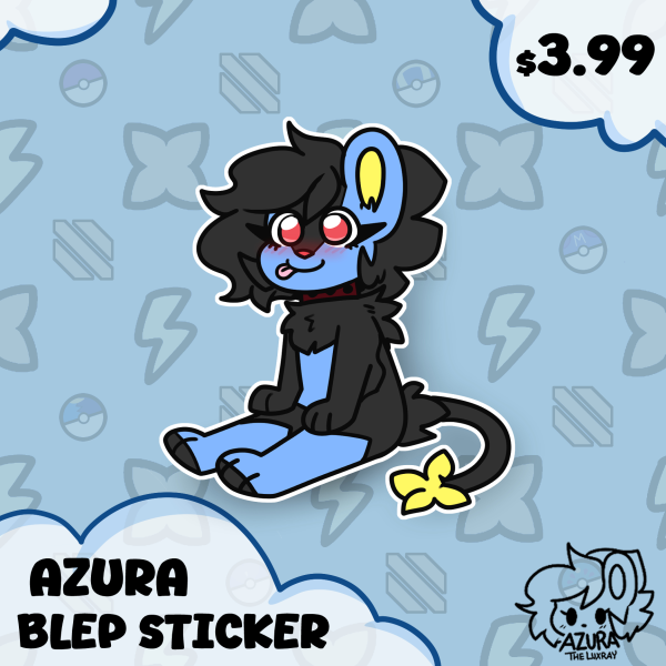 Azura Blep | Die Cut Sticker
