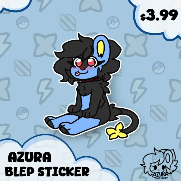 Azura Blep | Die Cut Sticker