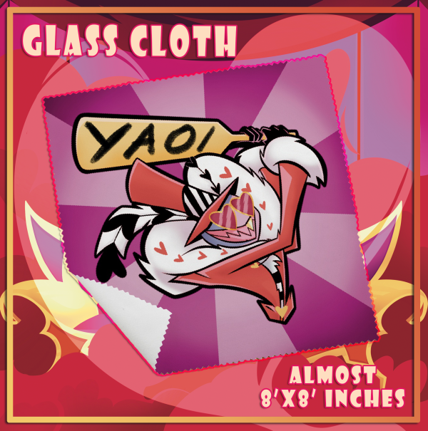 "Yaoi Paddle" Valentino - Glass Cloth