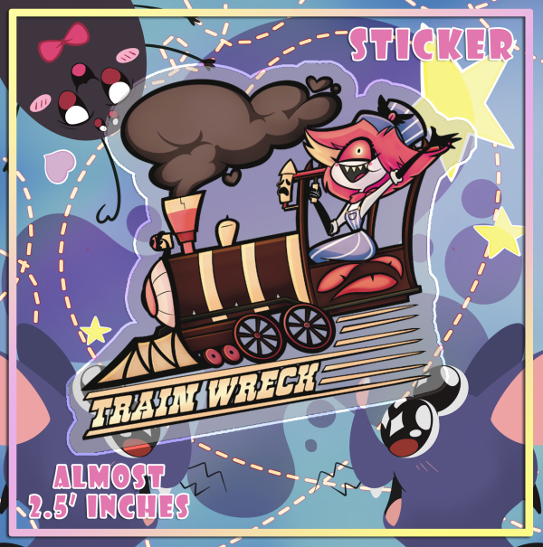 "Train Wreck" Niffty - Vinyl Stickers