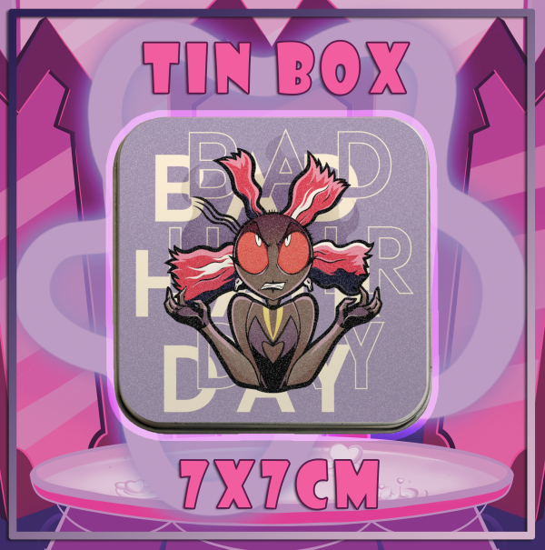 "Bad Hair Day" Velvette - Metal Box