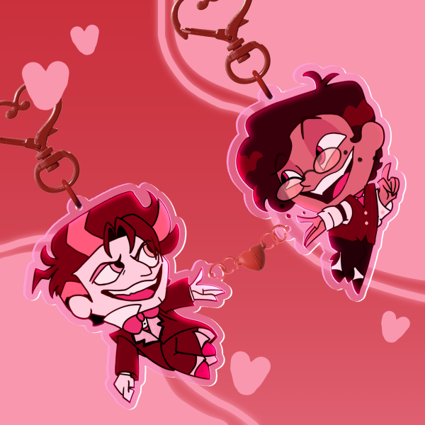 Murdermedia | Valentines Magnet Keychains