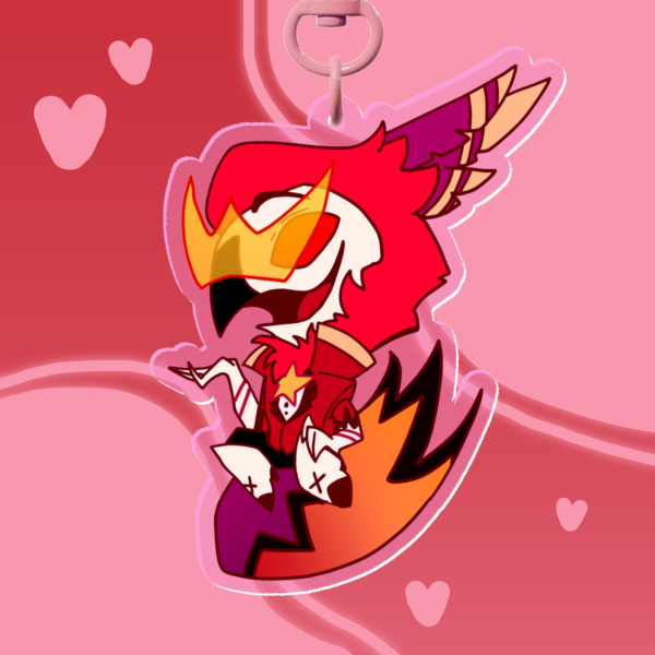 Vassago | Valentines Day Acrylic Keychain