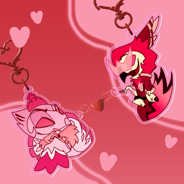 Icyago | Valentines Magnet Keychains