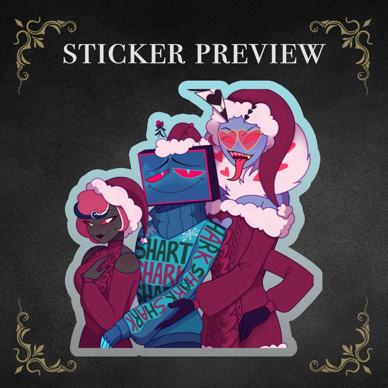 The Vees Holiday 2025 Sticker