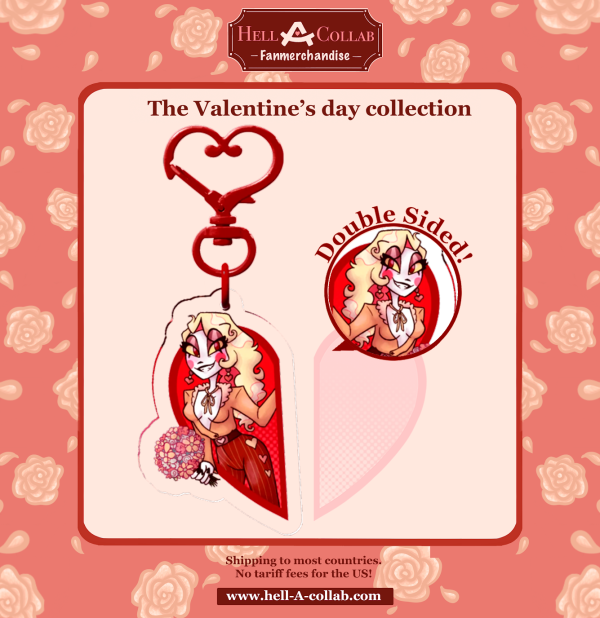 Charlie Morningstar Valentine's Day - Date Night Collab Keychain