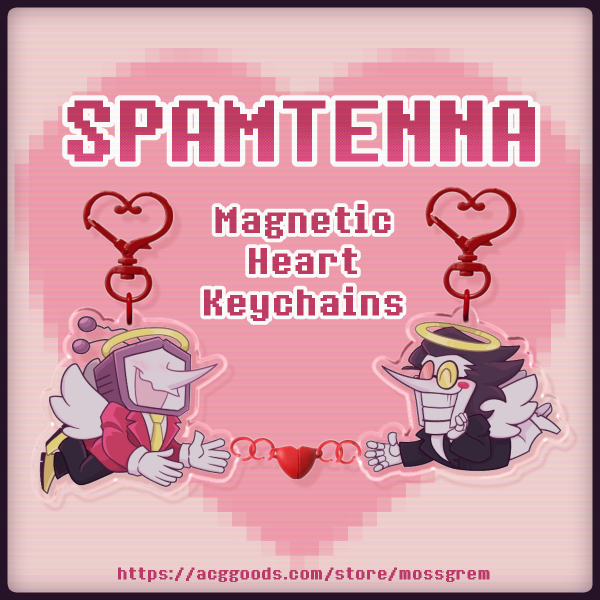Spamtenna Magnet Keychains