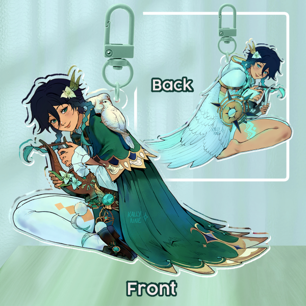 Venti Acrylic Keychain