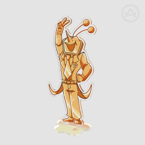 Tenna Golden Statue Standee