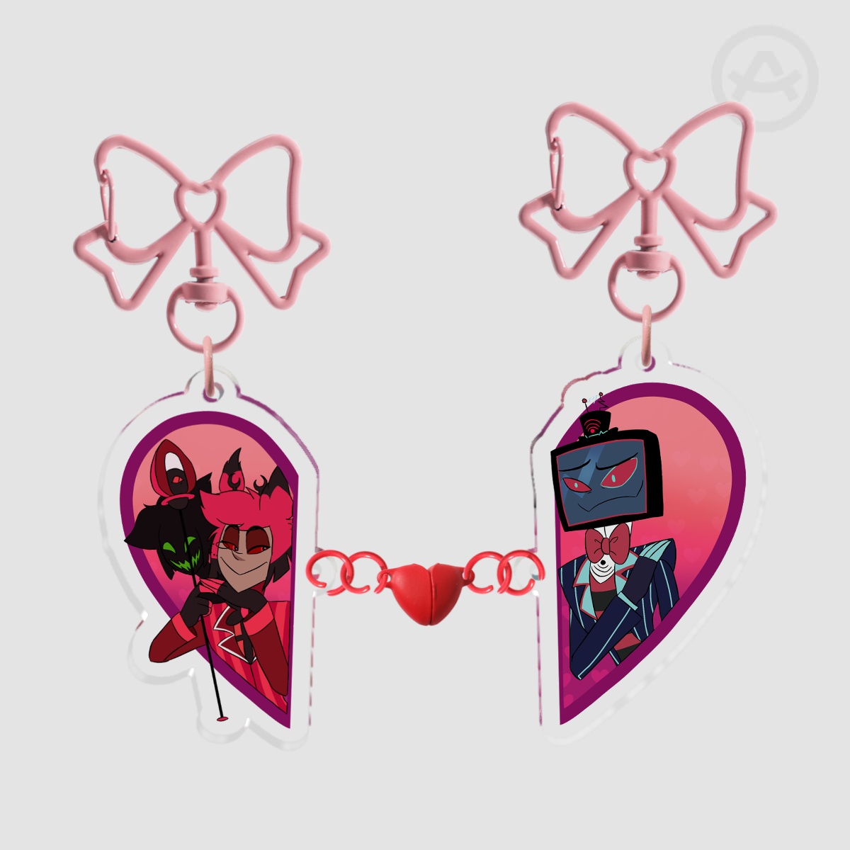 radiostatic Acrylic Magnet Keychains