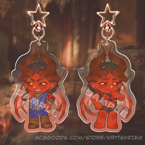 BG3 Raphael & Haarlep - Keychain