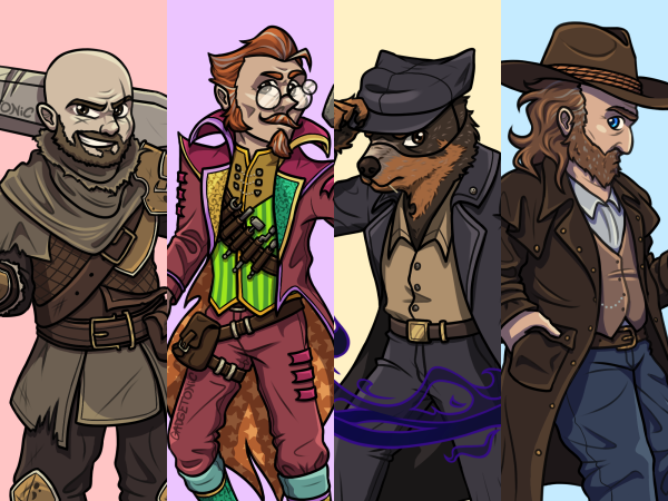 The Arcane Underground D&D - 4-Piece Acrylic Keychain Collection