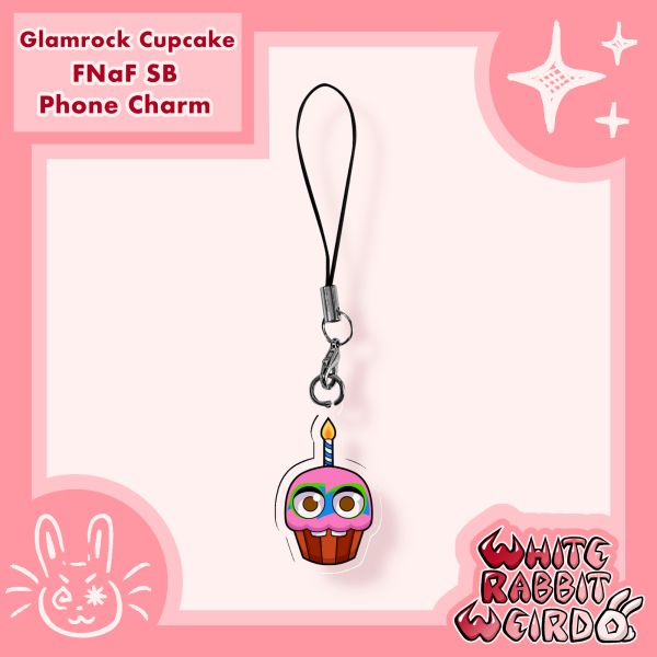 Glamrock Cupcake - FNaF SB Phone Charm