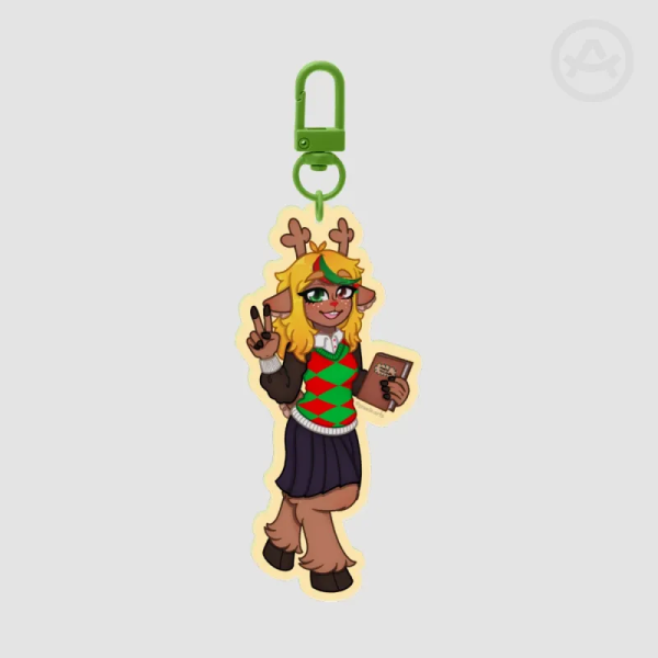 Noelle Holiday Acrylic Keychain Set
