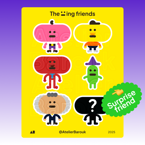 The 😐ing friends - Sticker set