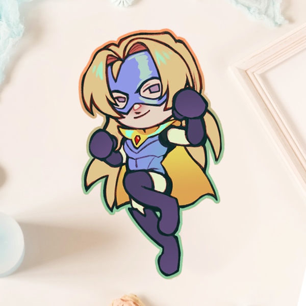 Blonde Blazer STICKER (Dispatch)