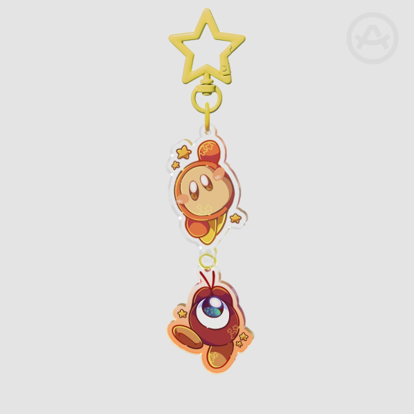 Waddle Dee & Waddle Doo Connection Keychain