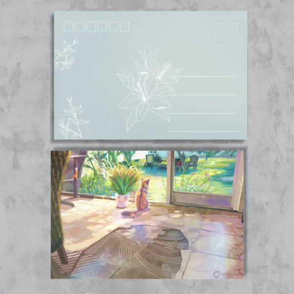 Backyard Daydreaming Postcard