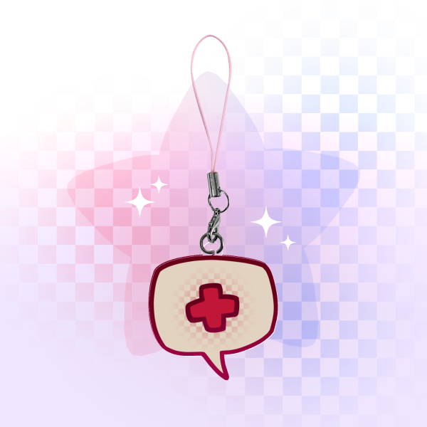 TF2 | Medic call Clear Acrylic phone charm