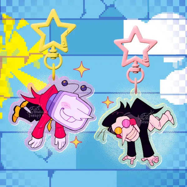 DELTARUNE | Spamtenna Keychain set