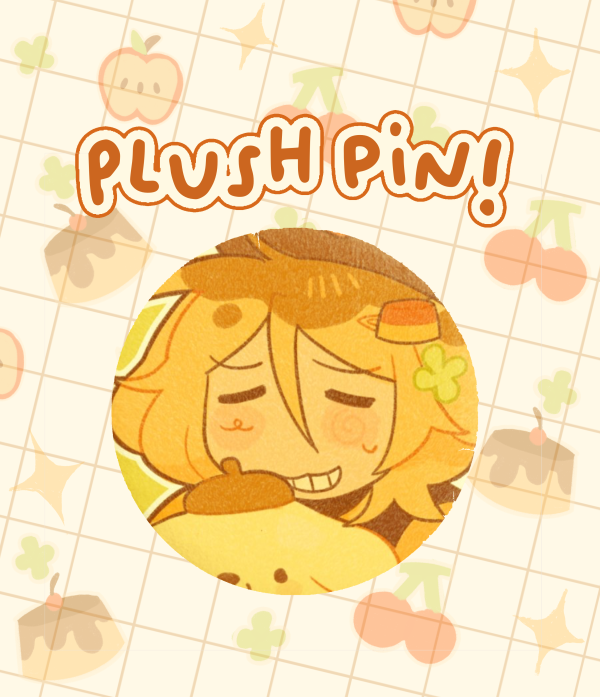 Mousse Plush Pin