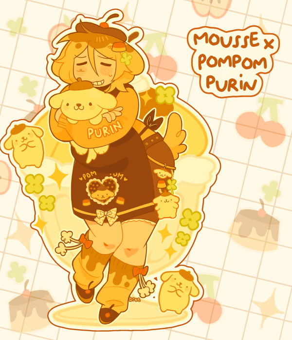 Mousse x Pompompurin Acrylic Standee