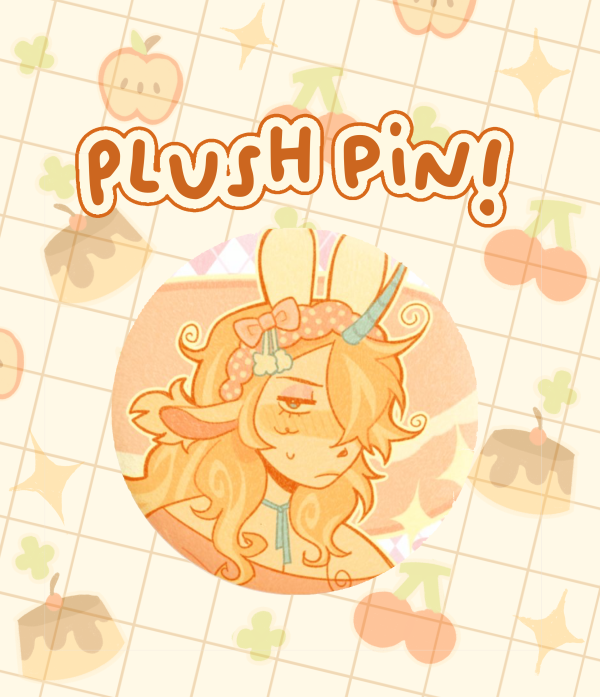 Powder Plush Pin