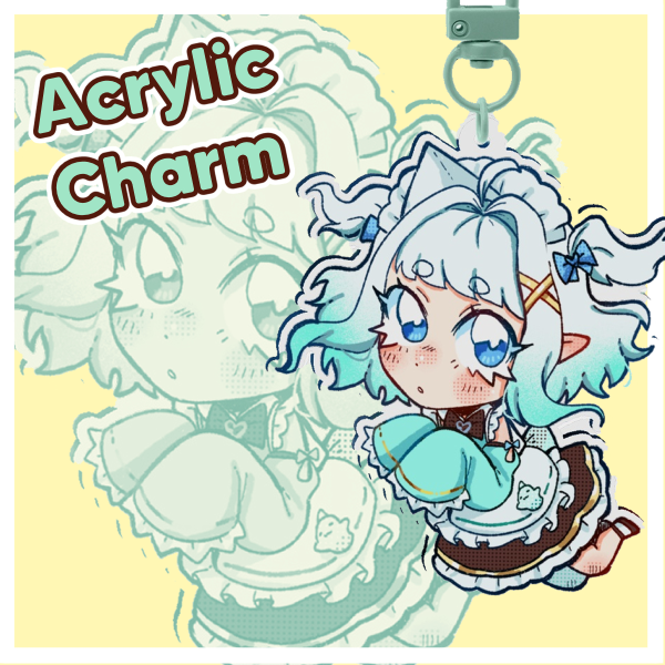 Mint Fantome Acrylic Keychain