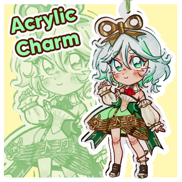 Cecilia Immergreen Acrylic Keychain